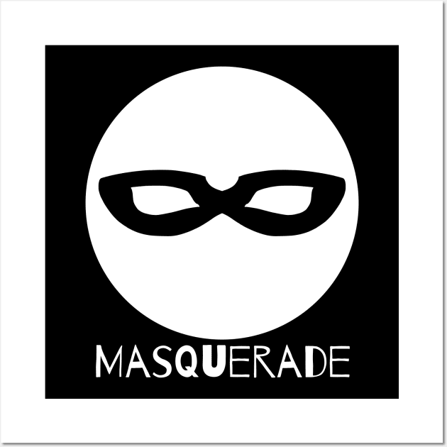 White Mask - Masquerade Wall Art by Thedustyphoenix